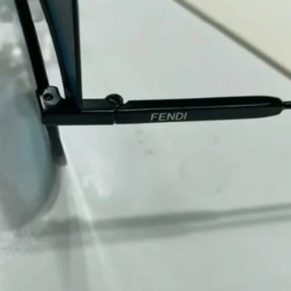 Fendi 53mm Modified Cat Eye Sunglasses turquoise - Picture 8 of 16